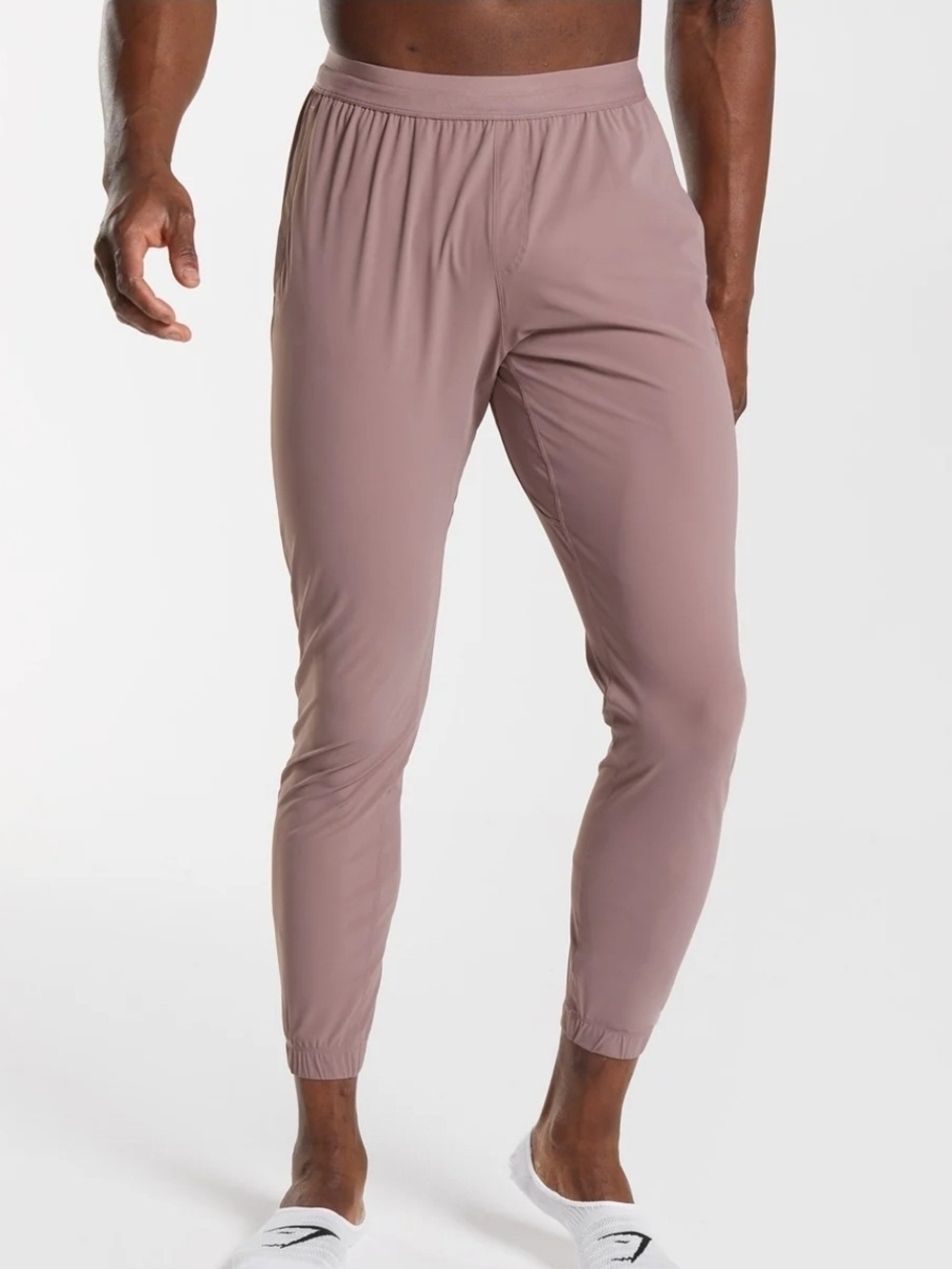 GymShark Studio Joggers - Dusty Maroon (L)